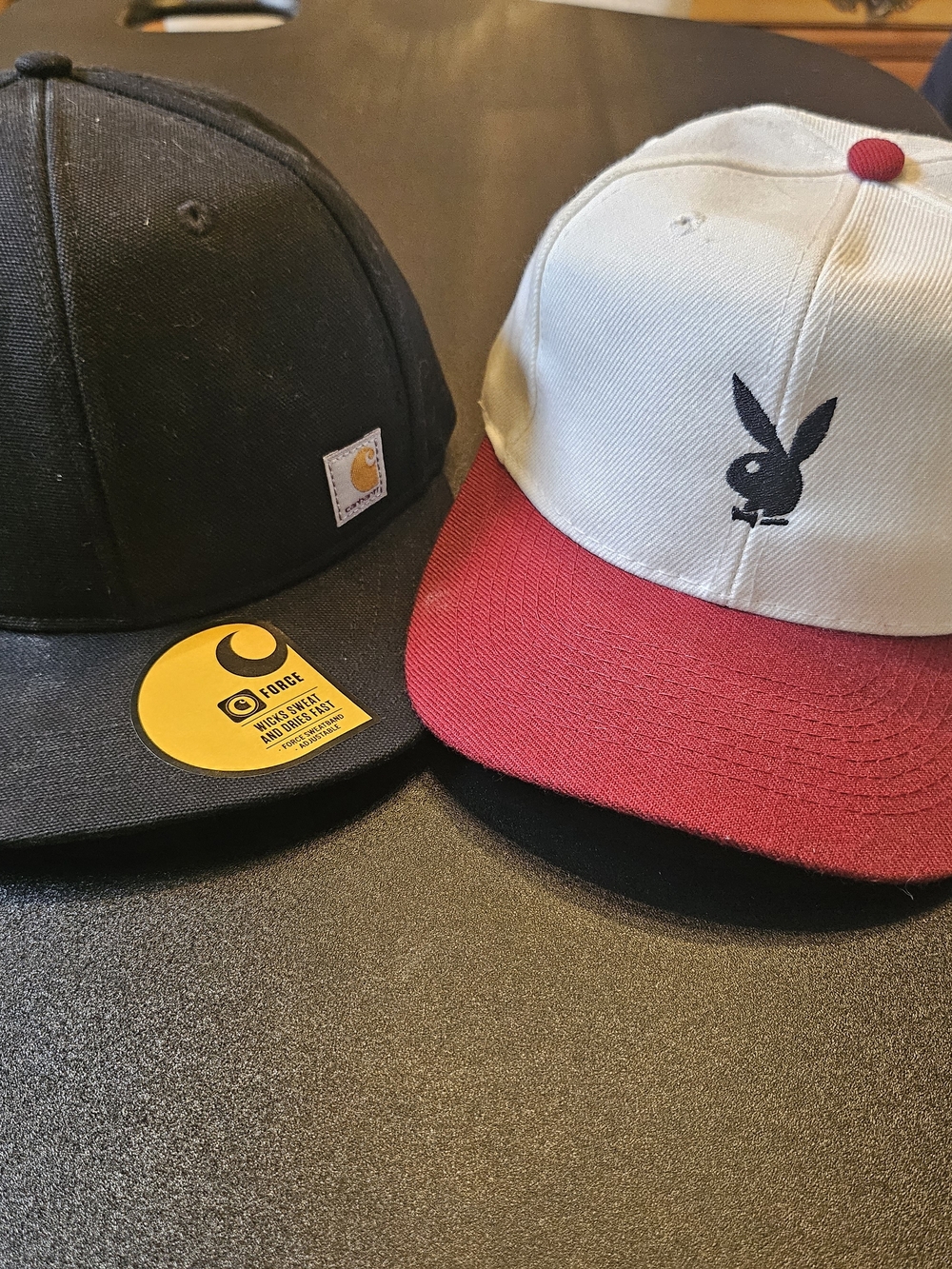 PLAYBOY Burgundy and White Cap with Branded Underbill